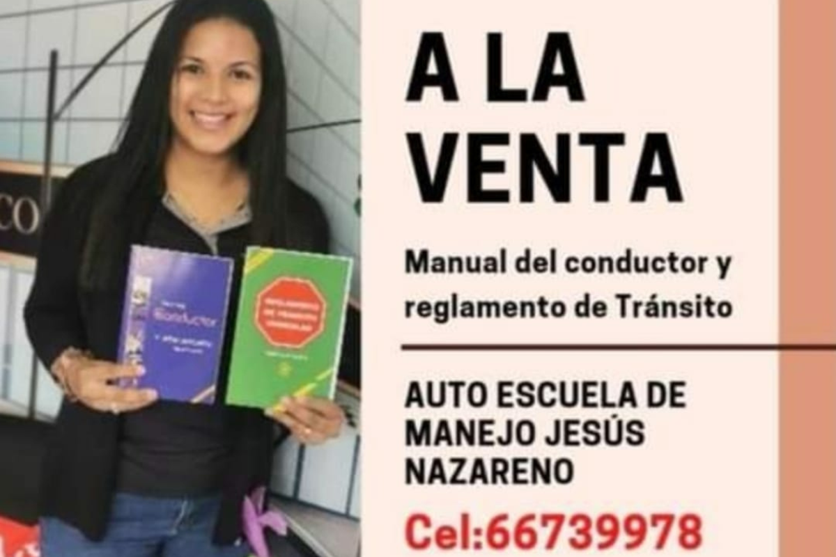 Venta de Manuales de Estudio y Reglamento de Tránsito – Auto Escuela de