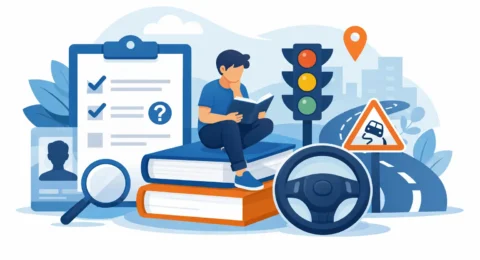 Preguntas del examen de conducir: qué estudiar
