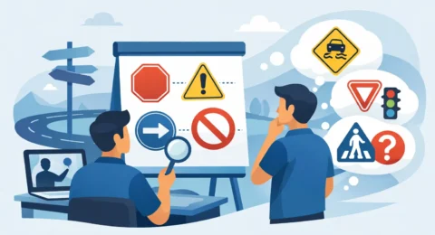 Cómo aprender señales de tránsito sin confundirlas