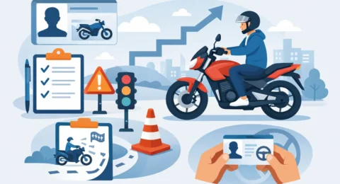 Guía para licencia de motocicleta paso a paso