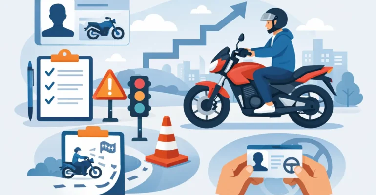 Guía para licencia de motocicleta paso a paso