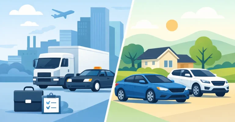 Licencia comercial vs particular: ¿cuál elegir?