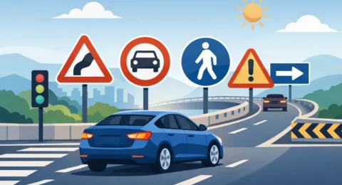 Señalización vial básica para conducir seguro