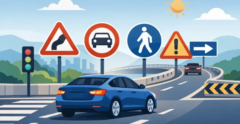 Señalización vial básica para conducir seguro